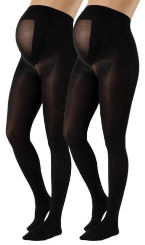 CALZITALY smutsstrumpbyxor av mikrofiber | Blicktäta graviditetsstrumpbyxor | S, M, L, XL | 100 DEN | Made in Italy