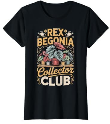 Rex Begonia Collector Club Begonia Houseplant Value Graphic T-Shirt