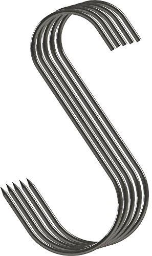 AlcoFermBrew Crochets à Viande pour fumoir x 5 -S- Crochet de Fumage Saumon, Truite, Viande