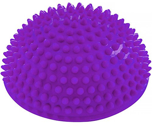 #DoYourFitness Balance-Kugel »Igel« zur Steigerung der Balance/Koordination. Ideal für Balance-Training 320g zirka 8cm hoch und 16cm Durchmesser in Purple