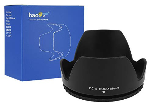 Haoge 86mm Screw-in Lens Hood for Sigma 85mm 1.4 DG HSM Art, 180mm F2.8 EX APO DG HSM OS Macro, 150-500mm f/5-6.3 AF APO DG OS HSM Lens