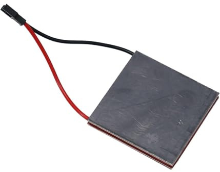 AyGwbyx Ofenventilator-Ersatzteile, Replacement Stove Fan Thermoelectric Power Generator Ersatz-Ofenventilator, Halbleiterbetrieb, Ersatz für Kaminventilatoren, Silber, 1 Stück