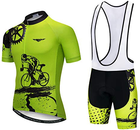Ciclismo Jersey e Pantaloncini Set Uomini Traspirante Bike Shirt Estate Outdoor Gioventù Bicicletta Abbigliamento