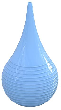 Rubber Suction Ear Syringe, BVN Hand Bulb Syringe Ear Washing Squeeze Bulb, for Ear Wax Removal, Suitable for Adults and Children, Blue.