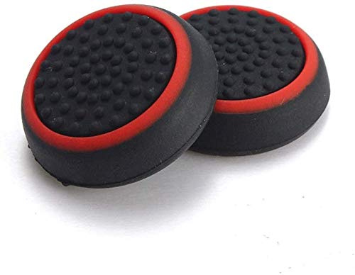 Pulgar Grips Tapa Tapa Stick Thumbstick Caps Joystick para Nintendo Switch NS Nitendo Switch Lite NS JoyCon (Rojo)