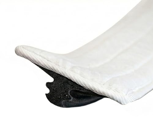 TUUR Liebesbrücke für Matratzen 7x200, Matratzenkeil aus Kaltschaum mit Baumwoll Bezug, Ritzenfüller bietet zusätzlichen Komfort im Doppelbett und verhindert das Einsinken,