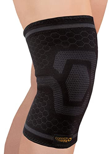 COPPER FIT ICE Plus Size Knee Compression Sleeve for Knee Pain, Inflammation, Joint Pain Relief, Meniscus, ACL, Arthritis, Circulation -- Knee Compression Support for Men and Women (2XL/3XL)