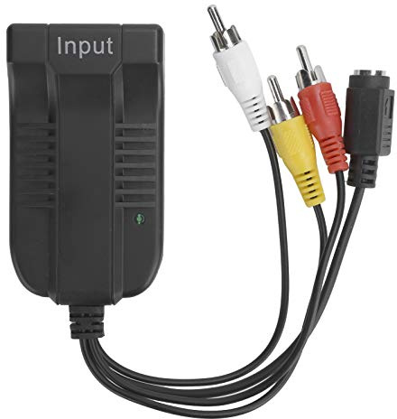 Dpofirs Convertidor de Audio y Video HDMI a Macho Z13D, convertidor de Cable de Audio y Video Compuesto 1080P para Adaptador AV/CVBS/S-Video, señal de línea Lateral del Sistema DVI