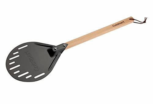 Cuisinart CPP-130 Aluminum Pizza Peel - 7 Wide Non-Stick Pizza Paddle with Wooden Handle