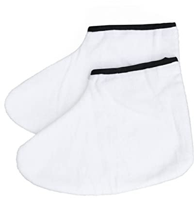 1 Paio Bagno Di Cera Per i Piedi Sacchi Per i Piedi Di Paraffina Sottopiede in Paraffina Impacco Di Cera Per i Piedi Pediluvio in Cera Guanti Fare Un Bagno Bianca Maschera