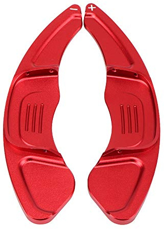 ontto Auto Lenkrad Schaltwippen Verlängerung Schaltpaddel Passt für VW Golf 7 Polo GTI R Rline MK7 MK7.5 Scirocco 2015-2019 Metall Shift Paddle Shifter Erweiterung Innendekoration-Rot