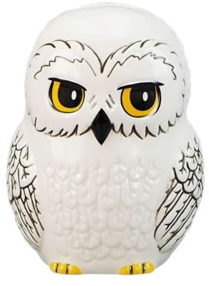 Harry Potter Hedwig Geldsparbüchse, Weiß, Art Deco, 13.3 x 9 x 10 cm, für Harry Potter Fans, Kinder und Erwachsene, Unisex
