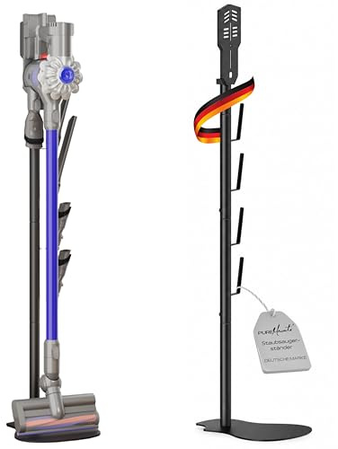 PureMounts Staubsaugerständer Universal Ständer Halterung Bodenständer | Universal Staubsauger mit Organizer Halter für Dyson, Philips, Samsung, Bosch, Miele, Xiaomi und Zubehör
