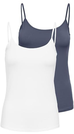 Onllove Singlet 2-pack JRS Noos, Vit, XXL