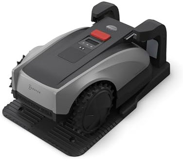 ECOVACS GOAT O1200 RTK Robot Tagliaerba Senza Filo Perimetrale 1200 m², RTK+Vision Potenziata da LiDAR Rasaerba Robot, 3-8cm APP Altezza di Taglio Regolabile, Taglio dei bordi, Pendenza 45%