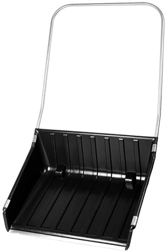 Schneehexe Schneewanne mit Alu-Kante – 78 cm XXL Schneeschieber für große Flächen – Ergonomisch & Robust – Winterfeste Kunststoffwanne (780 x 650 x 1500 mm)