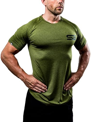 Satire Gym T-Shirt Sportiva da Uomo, S - XXL - Leggera e Traspirante, Ottimale per la Corsa e Fitness