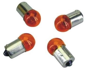 4 LAMPADINE ARANCIONI PER FRECCIA FRECCE 12-10 CIPOLLA VESPA 50 125 PK FL