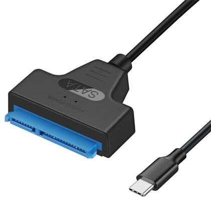 EasyULT Adaptateur USB 3.1 Type C à 2.5 Disque Dur SATA I/II/III pour SSD/HDD SATA de 2,5