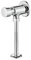 Ibergrif M21903 Urinal Druckspüler, Chrom Spülventil Urinal WC Druckspüler, Toilettenspülventil mit Absperrventil, Mischbatterie für Urinal, Silbrig