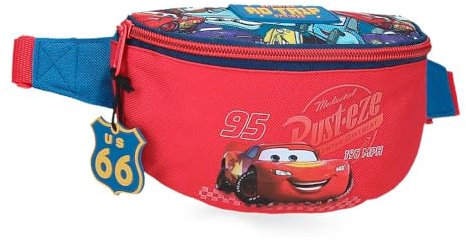 Disney Joumma Cars RD Trip Gürteltasche, Rot, 27 x 11 x 6,5 cm, Polyester, L, rot, Hüfttasche