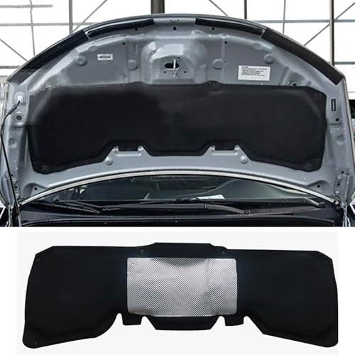 SPYMX Coussin d'isolation phonique pour Capot Avant de Voiture pour Honda Jazz Fit 2015-2020, Housse insonorisée en Coton, Accessoires extérieurs