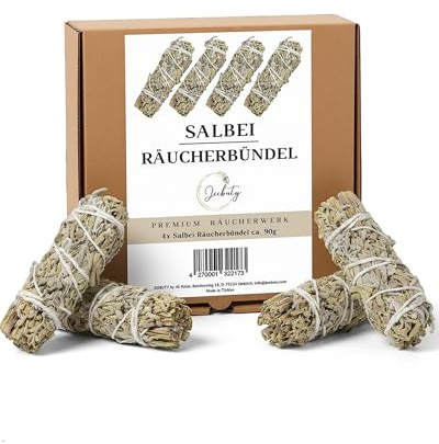 JEEBUTY Salbei Räucherbündel (10cm, 4, stück)