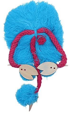 Vaguelly Marionetten-Spielzeug Strauß Aus Plüsch Mit Fadenzug Interaktive Tier-Marionette Aus Robustem Kiefernholz Für Junge Mädchen Fingerfertigkeit Training Und Puppentheater Zubehör