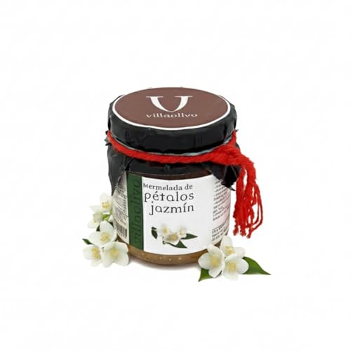 Villaolivo - Mermelada de Pétalos de Jazmín | Mermelada Gourmet | 100% Natural | (1 unidad)