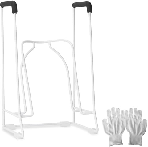 Zipcase Stocking Donner, Sock Aid Tool to Put on Compression Socks for Medium Calves Less Than 18 in Circumference (Compatible for JOBST,SB SOX,CHARMKING,FITRELL,Bluemaple,COOLOVER) White