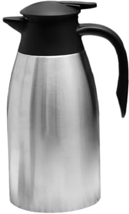 EXHUMKY Jarra Térmica Inoxidable Botella De Agua Termica Aislamiento Para Bebidas Calientes y Frías Asa
