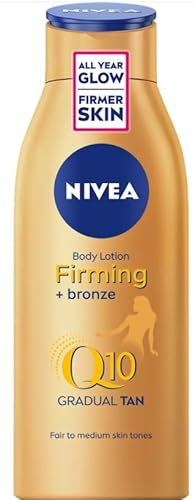 6er Pack - Nivea Body Lotion Q10 Straffend + Bronze - 400ml