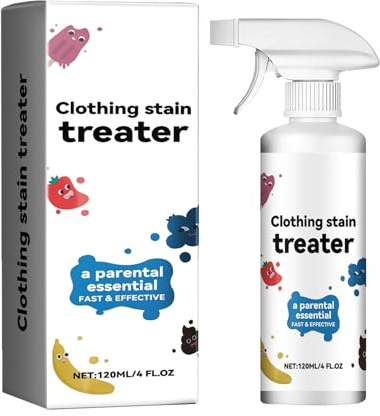 Spray Quitamanchas Natural Para Ropa De Bebé,Pulveriza Manchas Para Ropa,Eliminación Rápida de Manchas,Adecuadas Casa,Viajes,120 ML