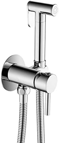Pulvérisateur de Bidet pour Toilettes, Robinet Mural pour Bidet Chaud et Froid, kit de pulvérisation de Couches lavables à Main, Gris Bronze