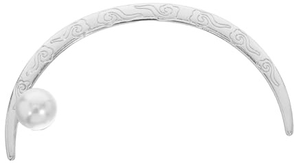 Fourchette à Cheveux Lune en Métal, Bâtonnet Chignon Femme