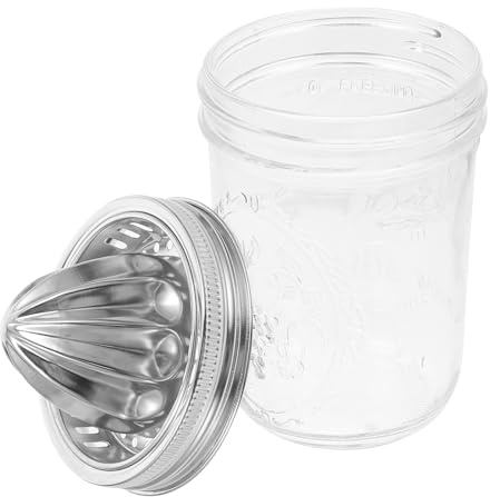 Acciaio Inox Spremiagrumi Manuale per Frutta, Cucina | Estrattore per Agrumi e Frutta, Pulizia Rapida, Facile da Riporre, Uso Domestico in Cucina, Colore Argento