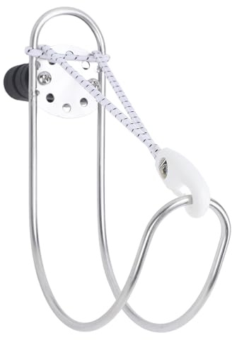 RASTKY Marine Stainless Steel Life Buoy Ring Bracket with Mirror Polished Surface, Compact Design for Boats and Yachts