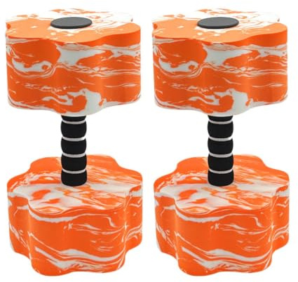 Manubri acquatici in EVA, ad acqua di resistenza, attrezzatura da fitness leggera in schiuma da 27 cm, attrezzatura da allenamento per piscina durevole per allenamento di resistenza, attrezzature