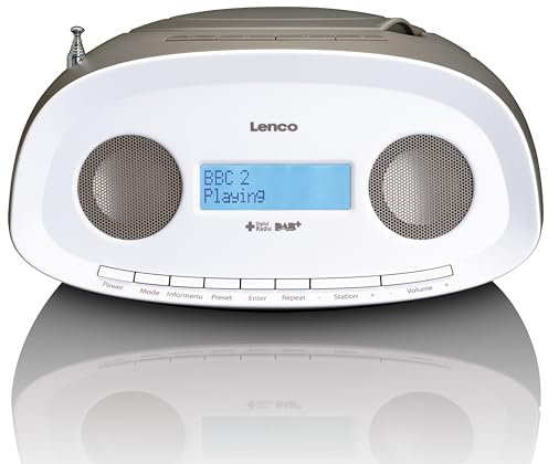 Lenco SCD de 69 Radio Portable Boombox Dab +/FM avec Lecteur CD et USB, AUX, MP3