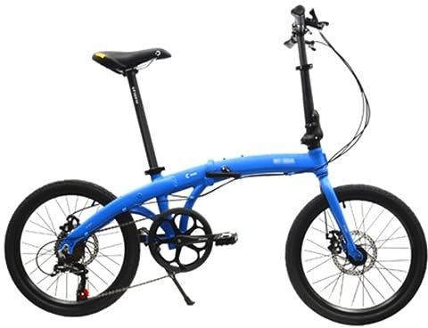 Kcolic 20/22 Zoll Falträder Für Erwachsene, Leichtes Mini-Kompaktfahrrad Mit Aluminiumrahmen, 9 Gang Faltrad Für Stadt Und Stadtpendler, Mit Scheibenbremsen G,20inch