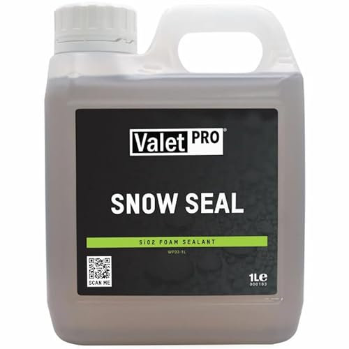 Valet PRO Snow Seal Snow Foam + Versiegelung Versiegelungsschaum 2in1 Foam Lackreinigung mit GLANZEFFEKT & Wasserabperleffekt 1L
