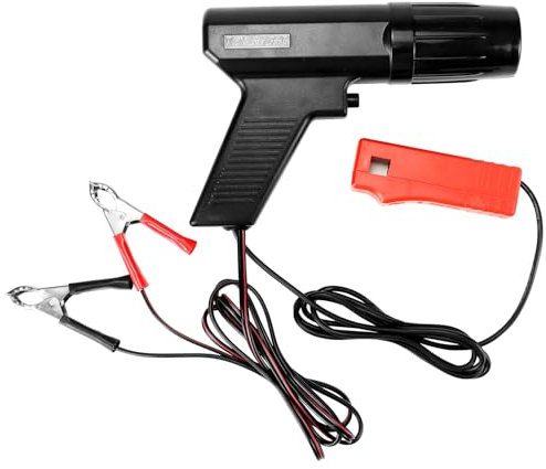 QWORK® Lampe stroboscopique pour pistolet à lumière d'allumage, Pistolet d'Allumage pistolet de synchronisation 12 V, pour voiture, bateau à vapeur, moto