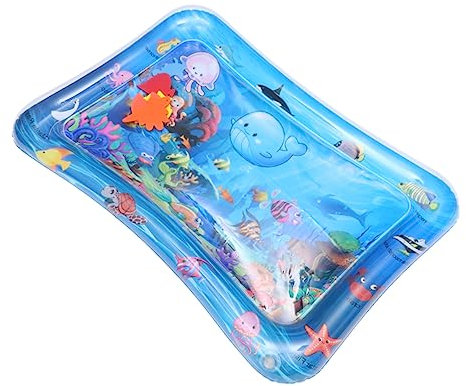 ifundom Aufblasbare Spielmatte Kinder Wassermatte Sitzkissen Rücken Und Armmuskulaturtraining Wasserfüllbar Pvc Kinder Spielspaß