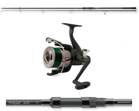 Karpfencombo Pro Carp-XR 3,60m 12ft 3,00lb Karpfenrute + Lineaeffe Vigor Carp II 60 Freilaufrolle mit Schnur