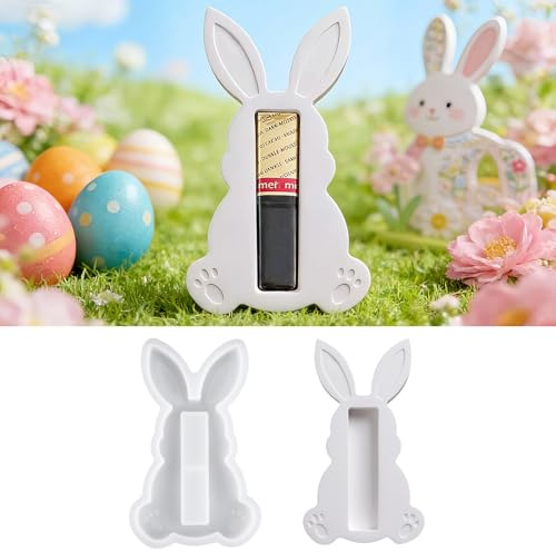 EPODA Silikonformen Ostern Gießformen Osternhase Geldgeschenk Hase Gipsformen Pralinenschachtel Gießformen Silikon DIY Basteln Ostern (C)