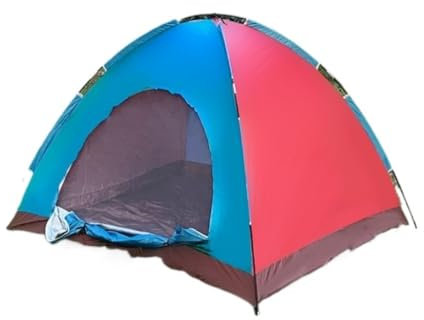 MUZIT Zelte, Bergsteigerzelte Zelt Camping Strand Regenfeste Markise Outdoor Reisepark Spiel Tragbare DREI-Personen-Zelte
