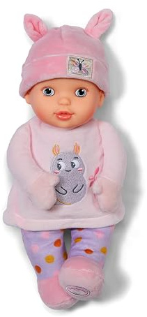 Baby Annabell for babies 30cm Sweetie Pink soft body doll with rattle- Suitable from birth (updated design)