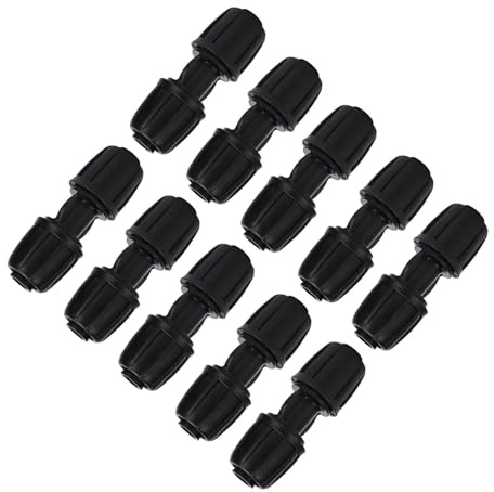 10 pezzi di raccordo per irrigazione a goccia da giardino, raccordo rapido per tubo in PE da 16 mm, raccordi in POM per giardinaggio su balcone