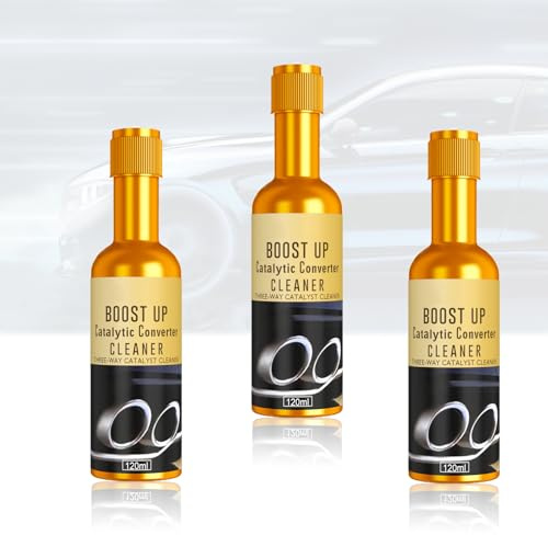 3pcs Katalysator, Katalysator Reiniger Benzin, Turbolader für Fahrzeugmotor-Abgassysteme, Autoabgasreiniger, Geeignet Für Benzin,Diesel,Hybrid Reiniger