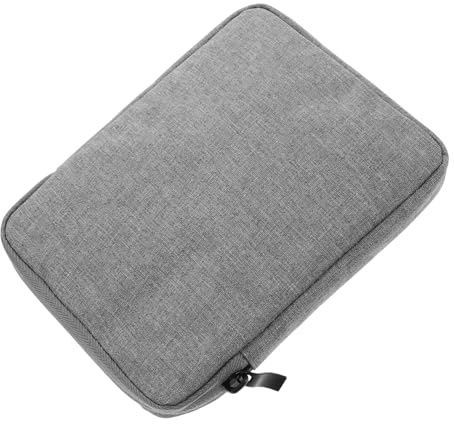 DECORNIJIA Splashproof E-reader Sleeve Case Ebook Reader Protective Cover with Polyester Travel Storage Pouch for Gen Lightweight Grey E-book Bag